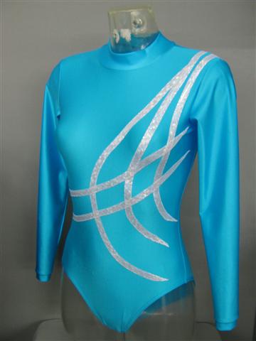 body blu con cuciture in nobilitato